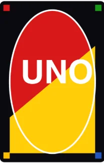 Sign language UNO game card